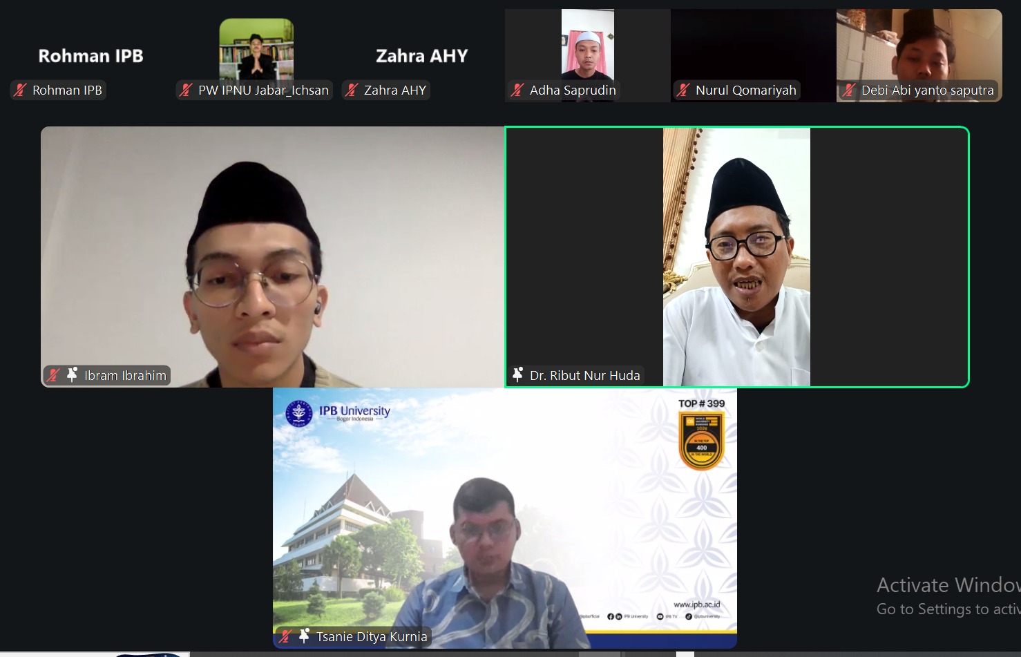 Webinar Ipnu Jabar